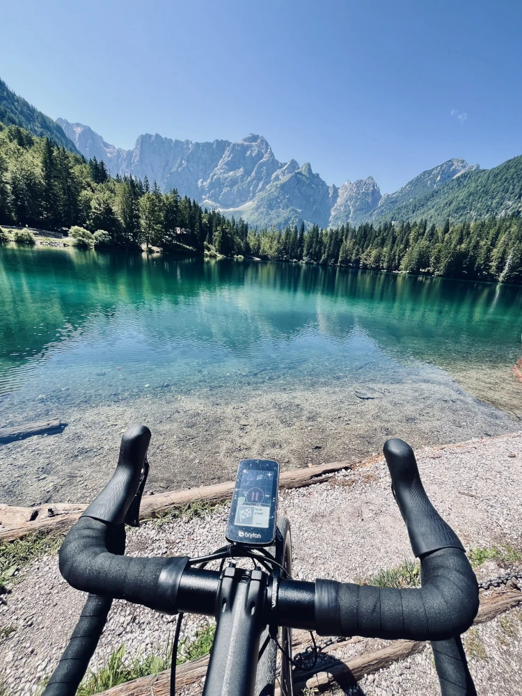 Laghi di Fusine and bike